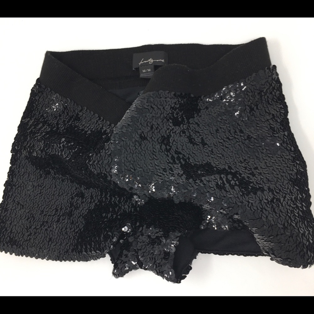 Gorgeous Black Sequin Shorts